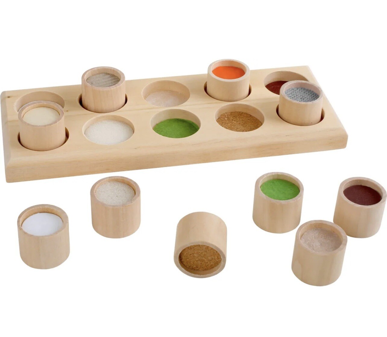 NIB Montessori Sensory Blocks – Small Foot – Houten Voelspel Memory Game –