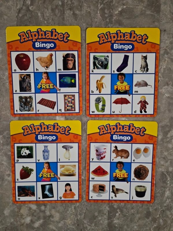 Alphabet Bingo Learning Resources Bingo fun to build basic vocabulary ages 3+