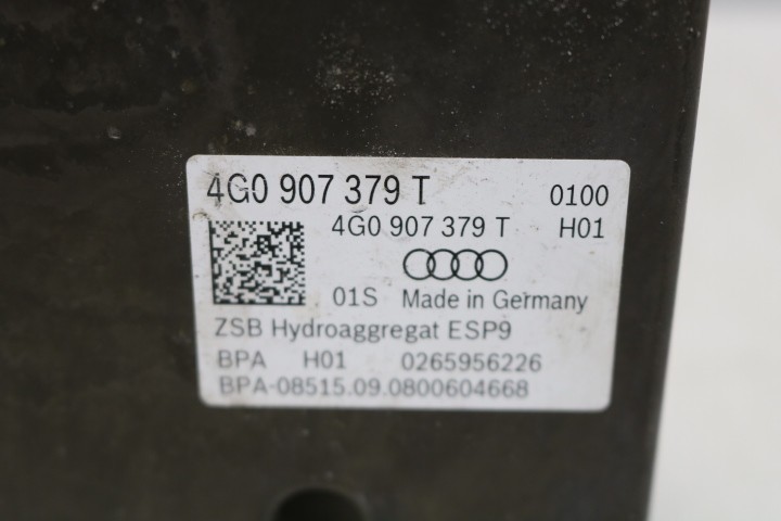 ABS Pump Audi RS7 4G FL 4G0907379T Run 6,646 miles – 2016