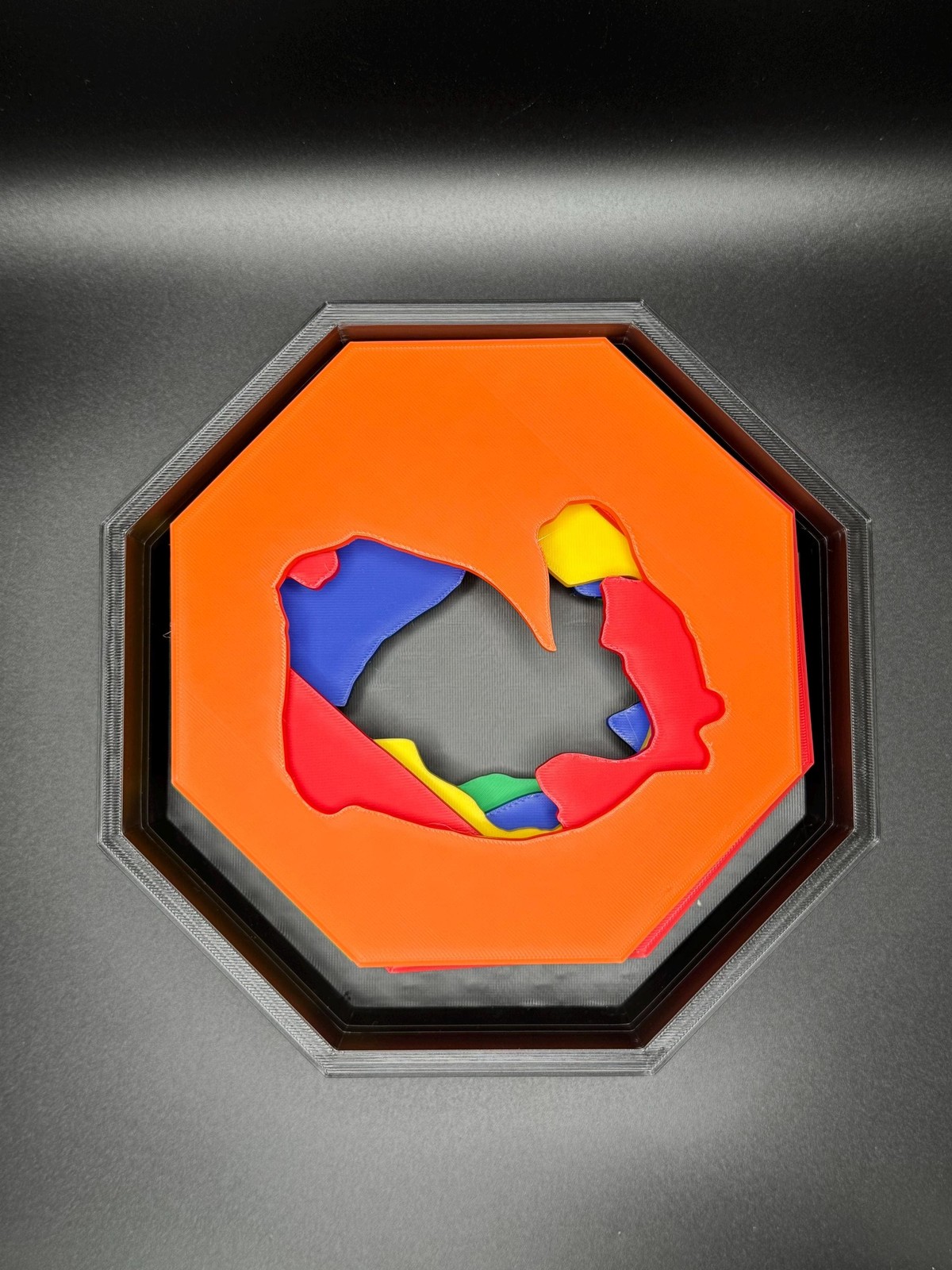 Rabbit Puzzle – Silhouettoscope, Question du Lapin, Double-Sided Octagons,