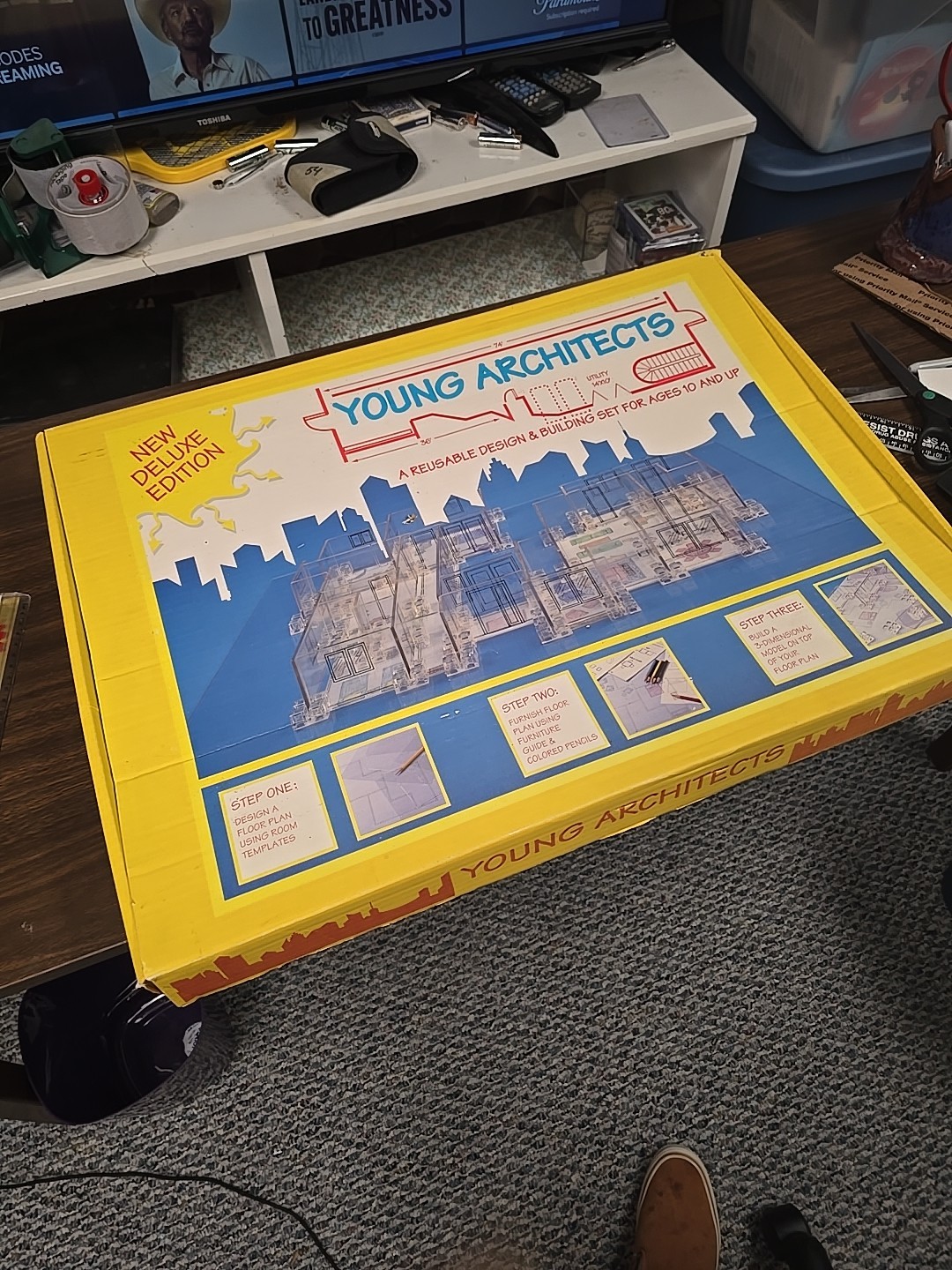 Young Architects A Reusable Design & Building Set For Ages 10 & Up, 1988 Vintage