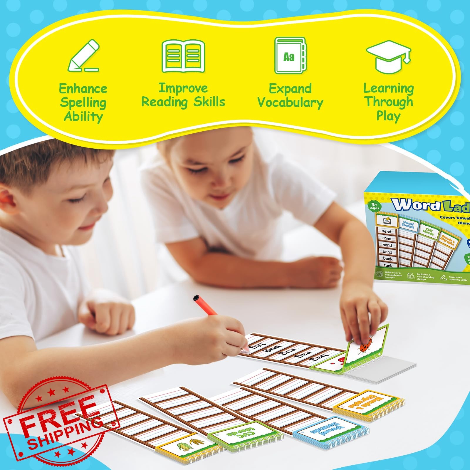 SkilLify Sight Words Flash Cards Kindergarten Flip Books