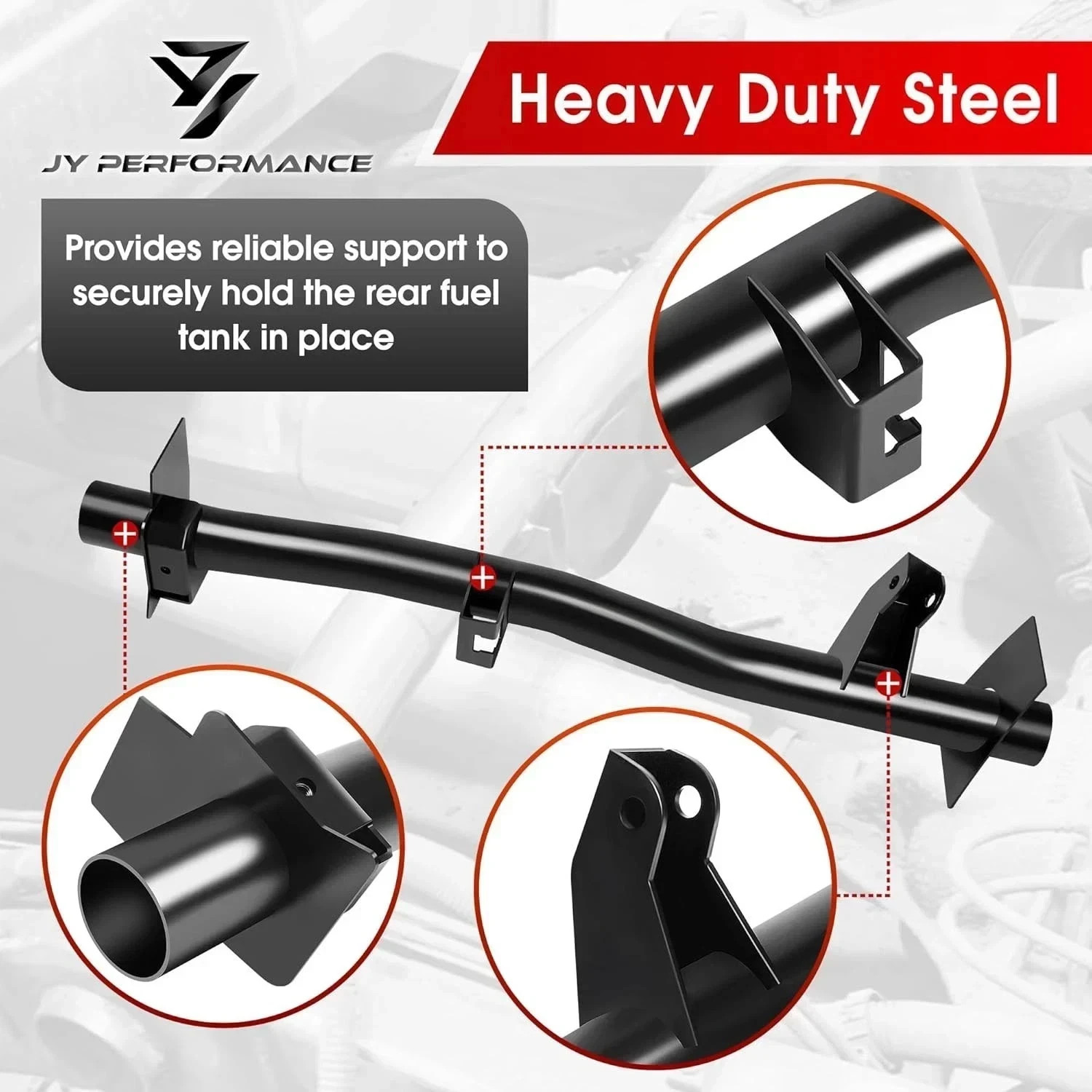 Rear Fuel Tank Support Crossmember Compatible for 2007-2014 Chevy Silverado