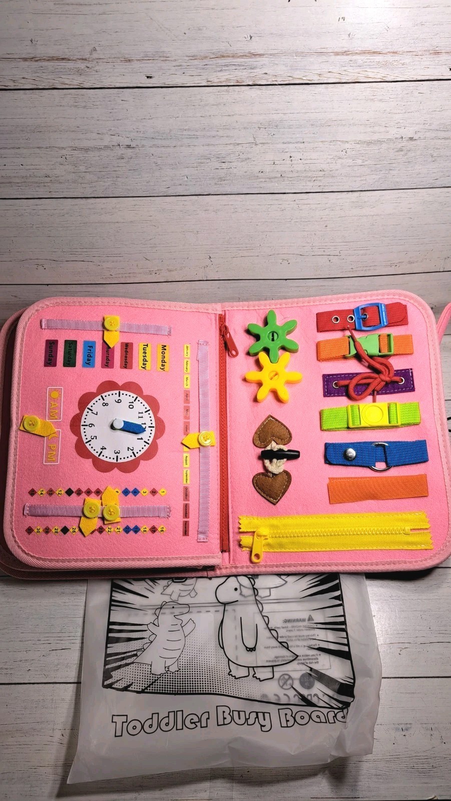 Toddler Busy Board Montessori Toys for 3 Year Old Girl Gifts, Educational…