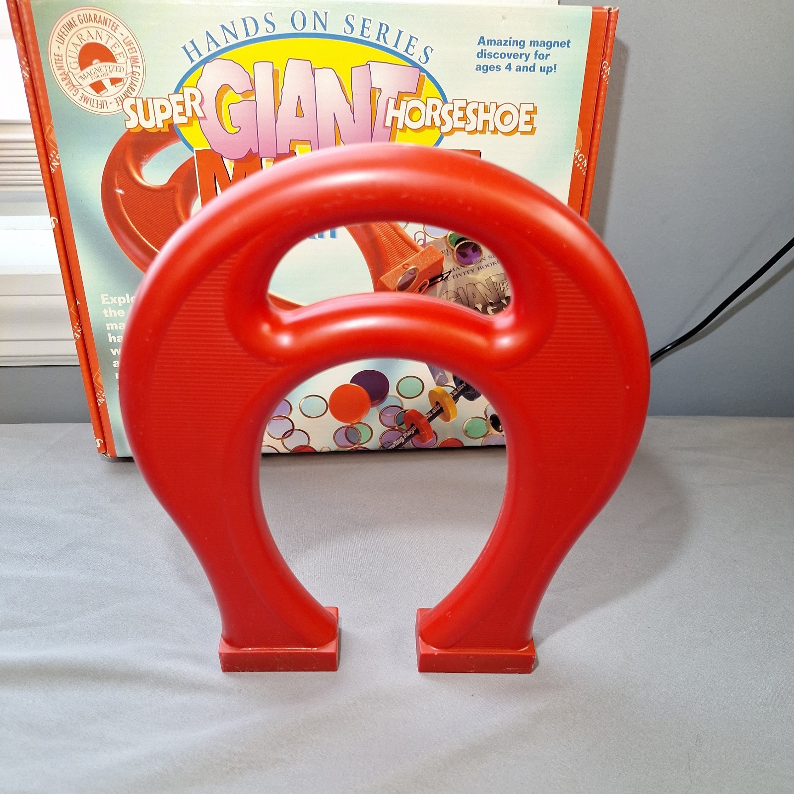 Vintage Giant Horseshoe Magnet by Dowling Magnets W/ Box