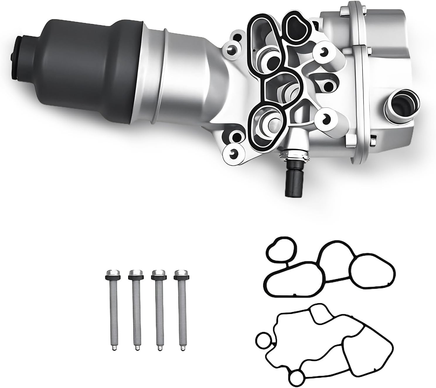 Aluminium Oil Filter Housing Compatible with Audi A3 A4 Quattro TT TTS 2.0T 2.0L