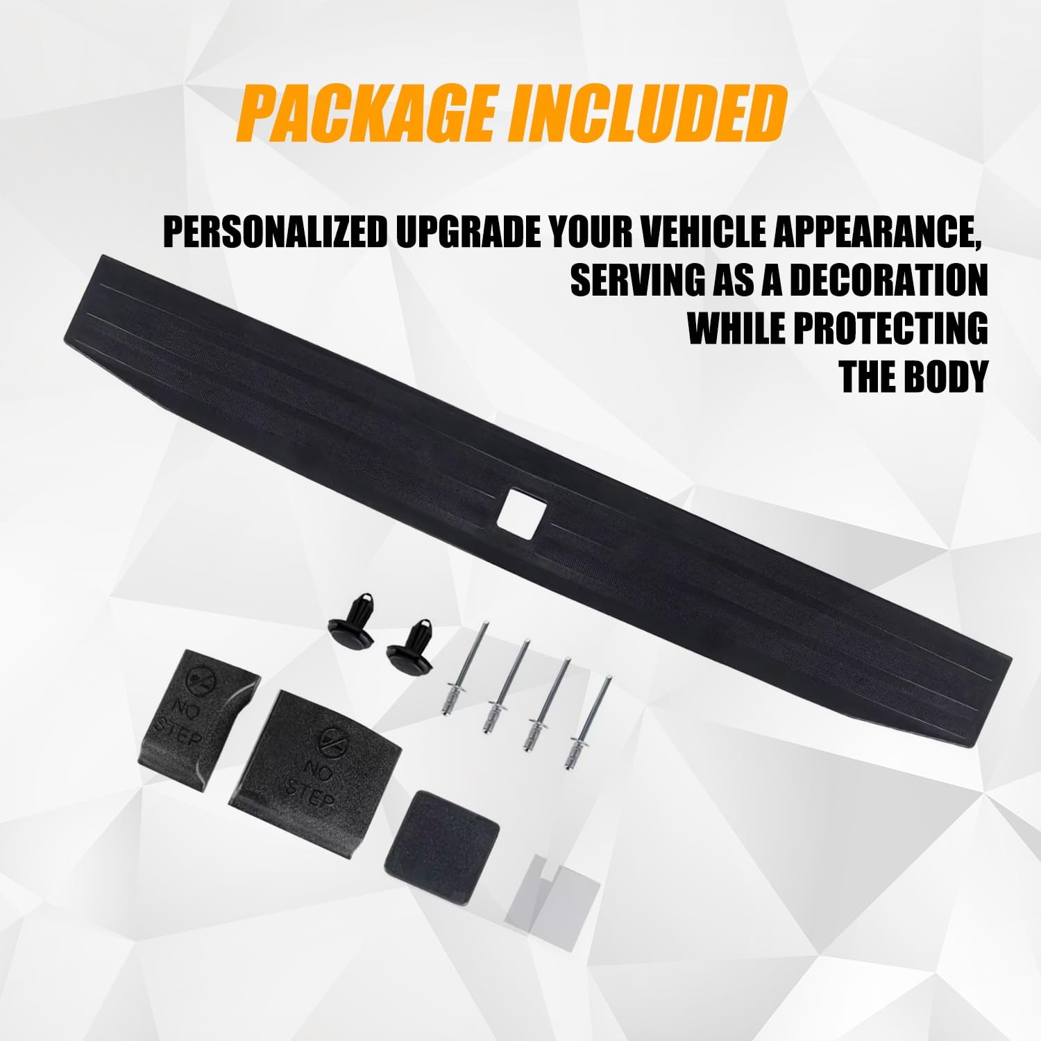 Tailgate Molding Trim Compatible with 2017 2018 2019 2020 2021 2022 Ford F250 F-