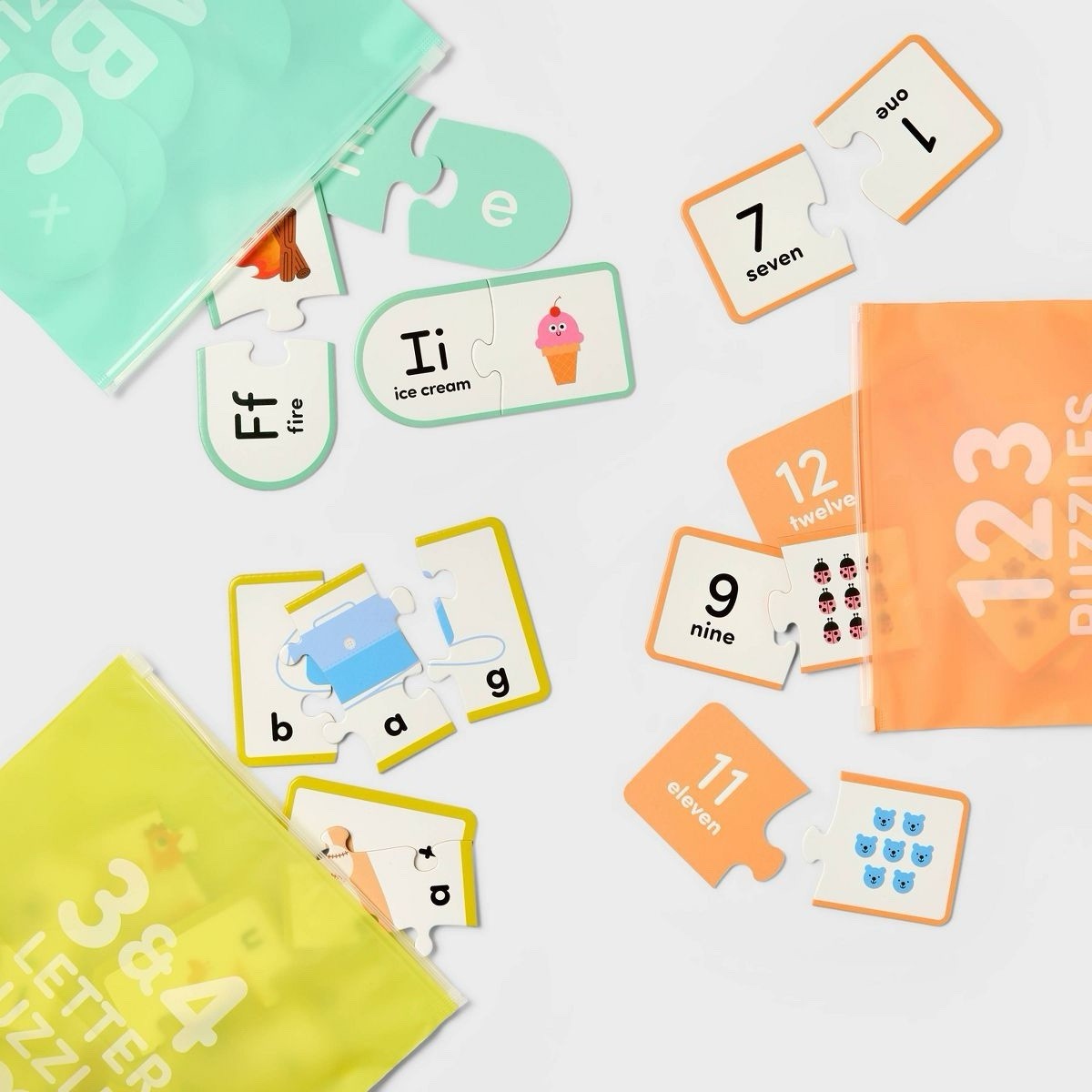 Gigglescape Words, Numbers, & Letters Game – Educational Toddler Set New In Box
