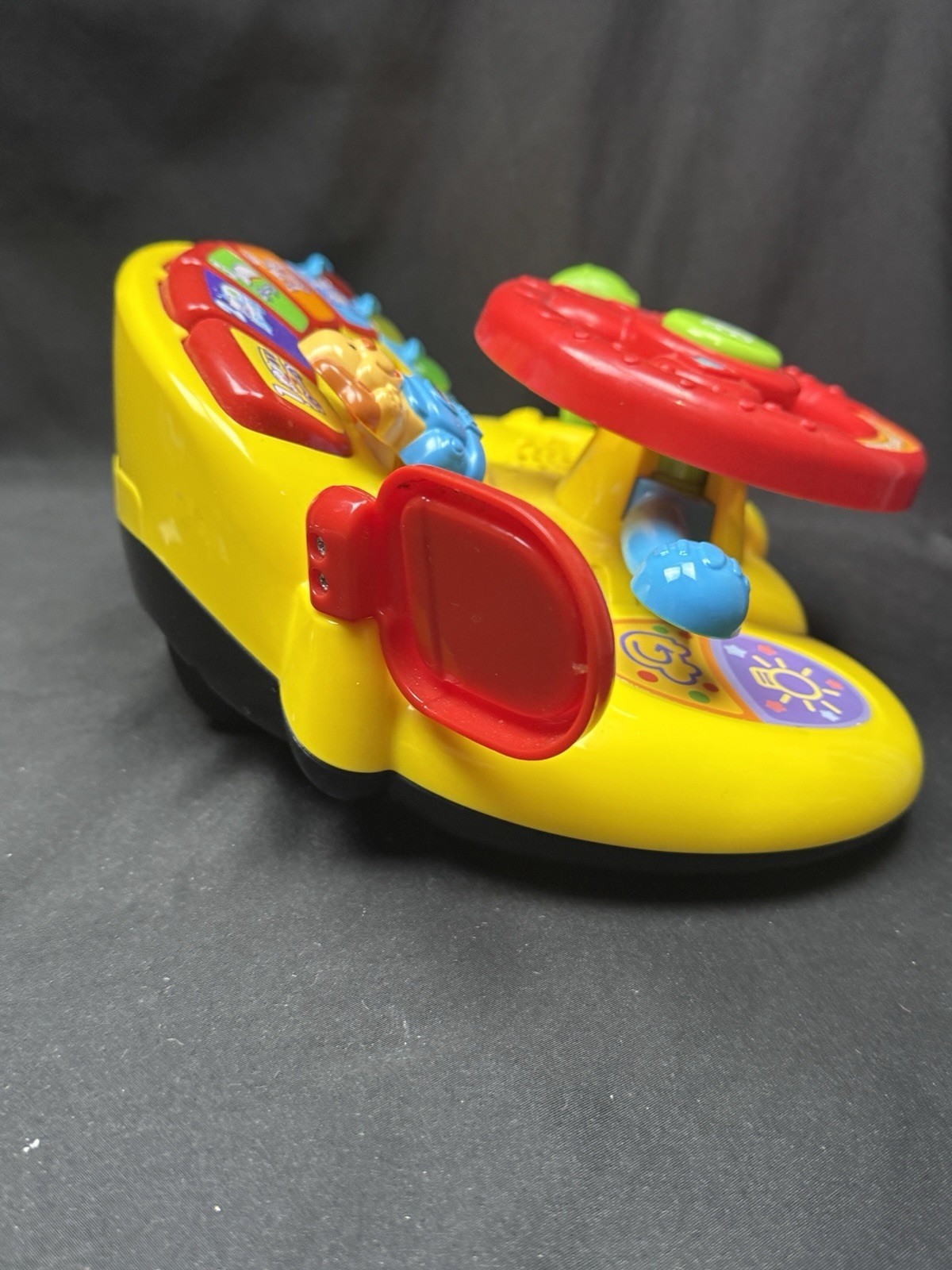 VTech Turn & Learn Driver Interactive Red and Yellow Dashboard Numbers Sings Toy