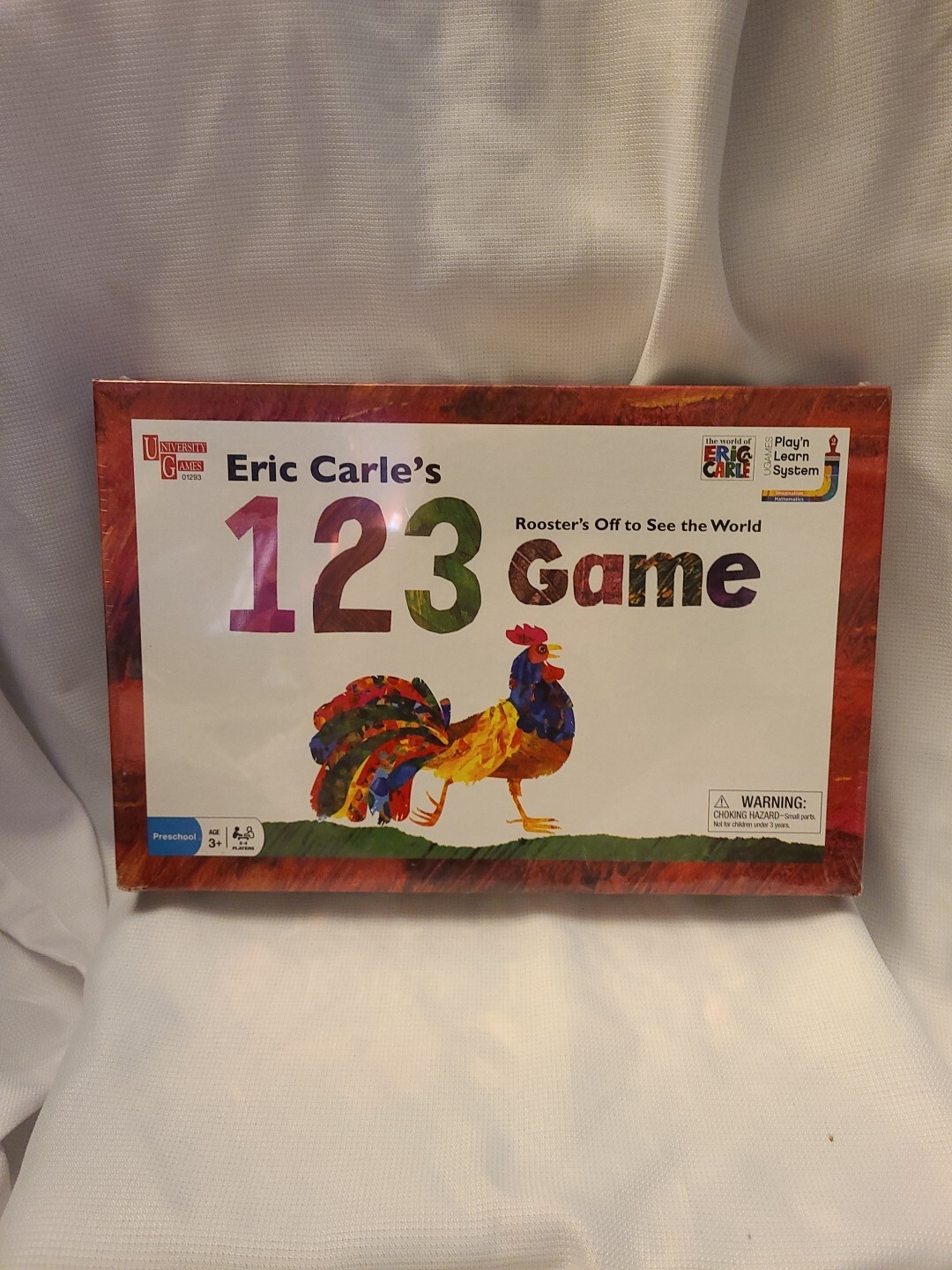 New Eric Carle’s 1 2 3 Game, Roosters Off To See The World Board Game Homeschool