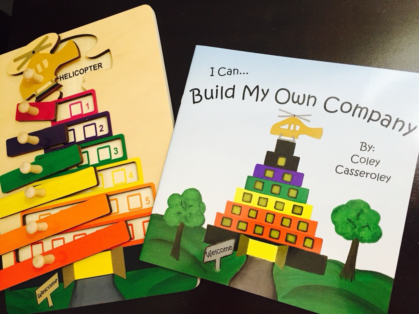 Bright-Brained Little Entrepreneur Puzzle & Book Combo Ages 3+ Business Kids
