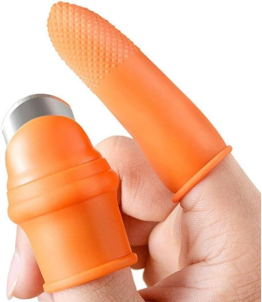 Fruit and Vegetable Picking Potted Garden Silicone Thumb Cutter Set, Separator