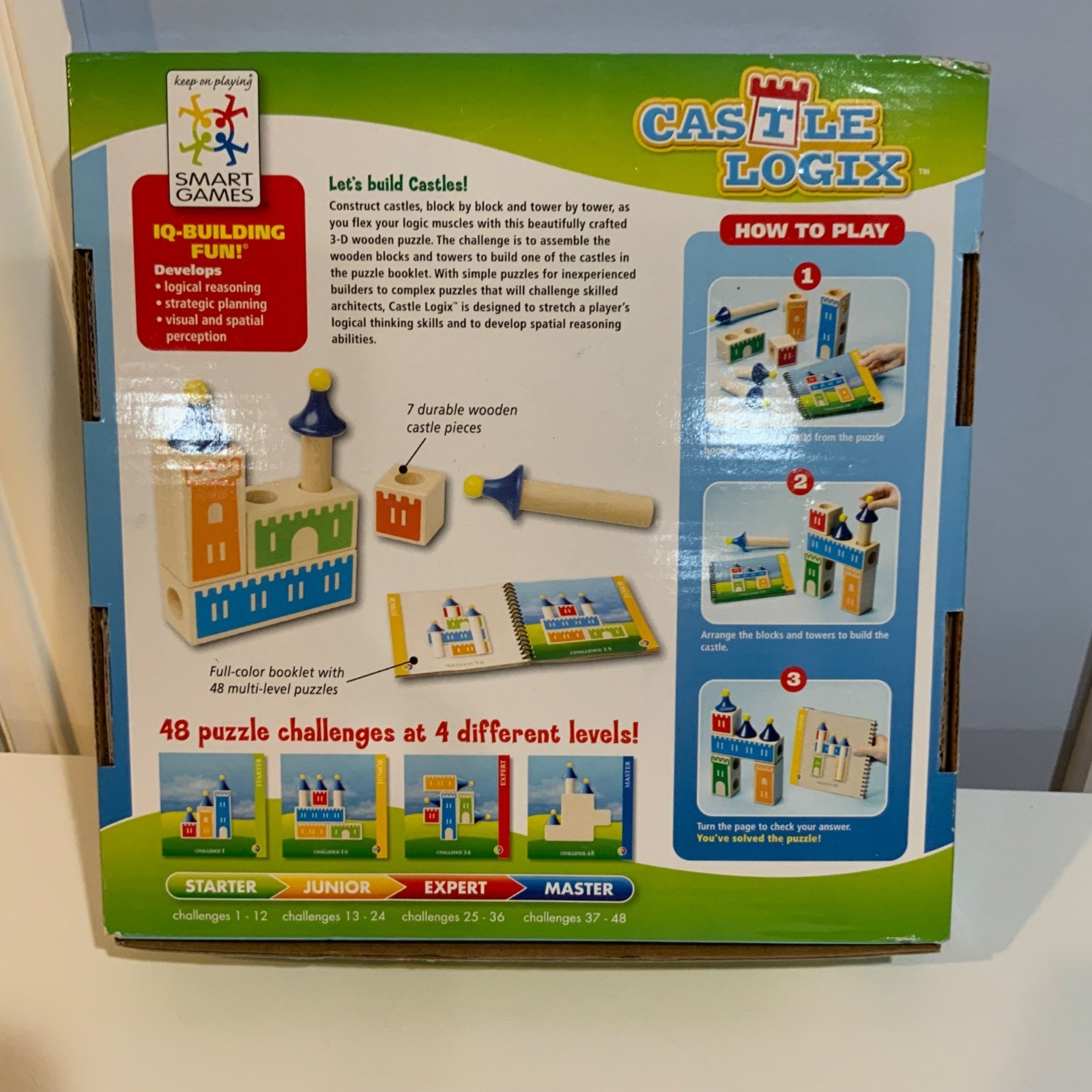 Castle Logix Educational Building Logic Game Multi Level Blocks Game