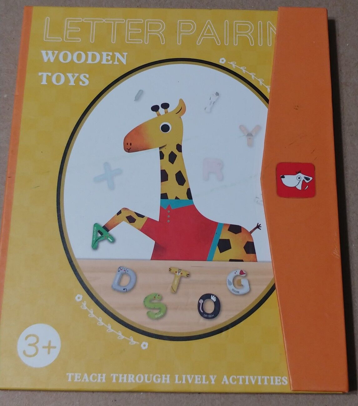 Montessori Toy Toddlers 3+ Magnetic Letters Alphabet Pairing Puzzle Book Gift