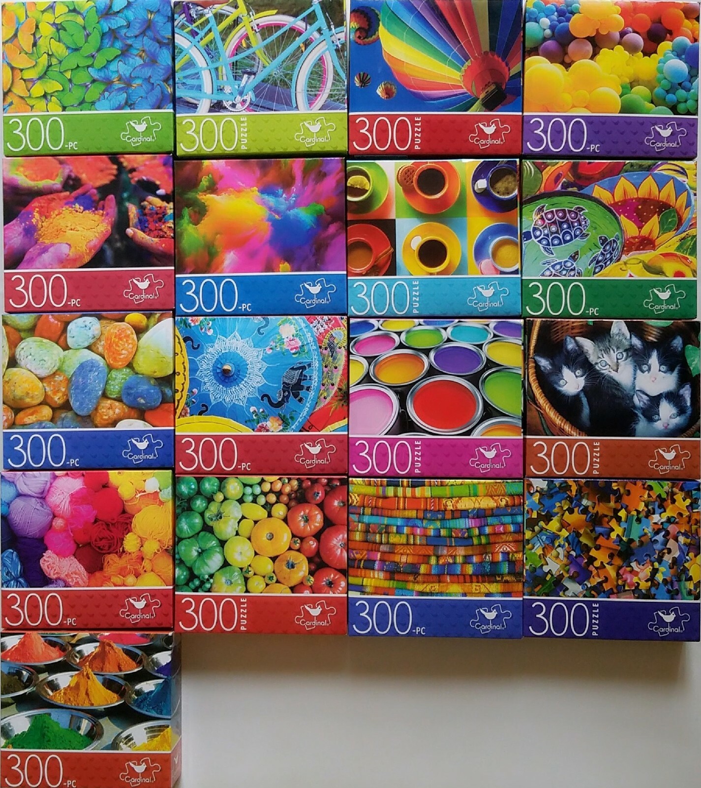 300 Pc Jigsaw Puzzles 11”x14” 1/Pk s20b, Select: Butterflies Balloons Kittens…