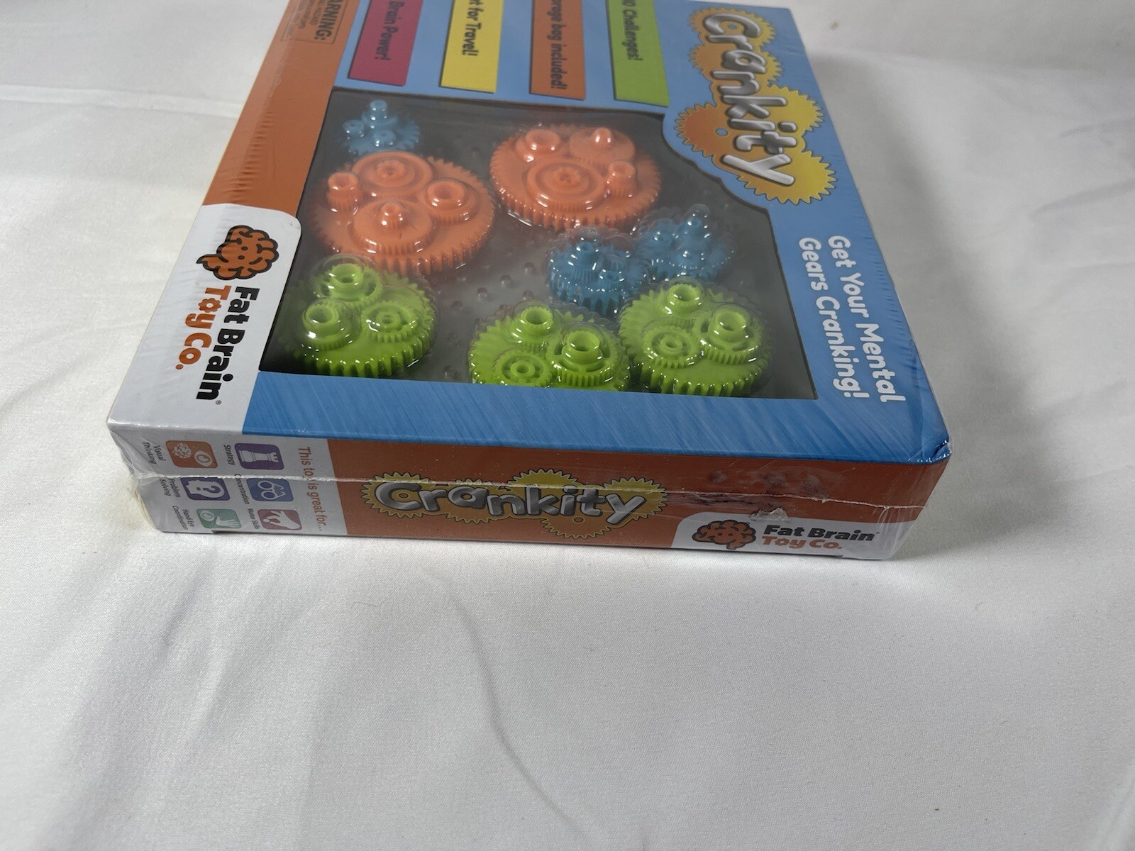 Fat Brain Toys Crankity Brainteaser Puzzles 40 Challenges Travel Games Ages 6 +