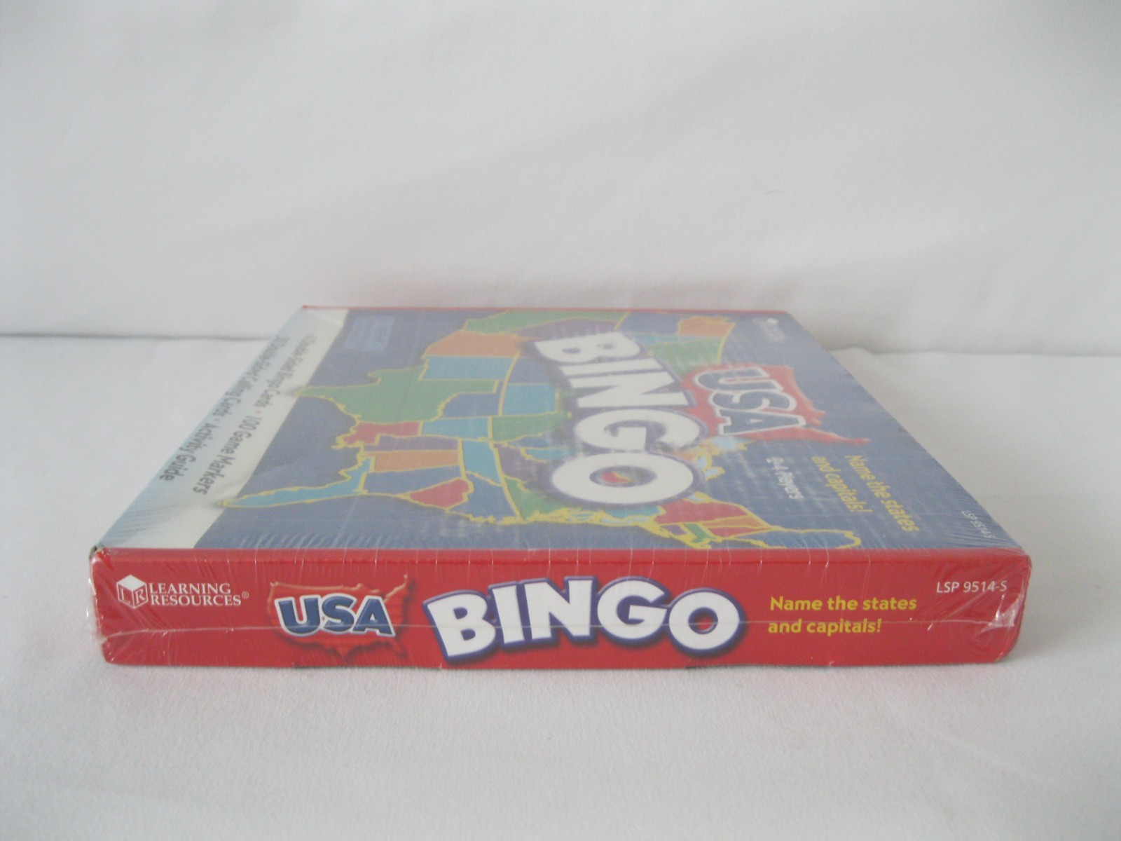 Learning Resources Bingo Cards States Capitals USA Double Sided Activity New