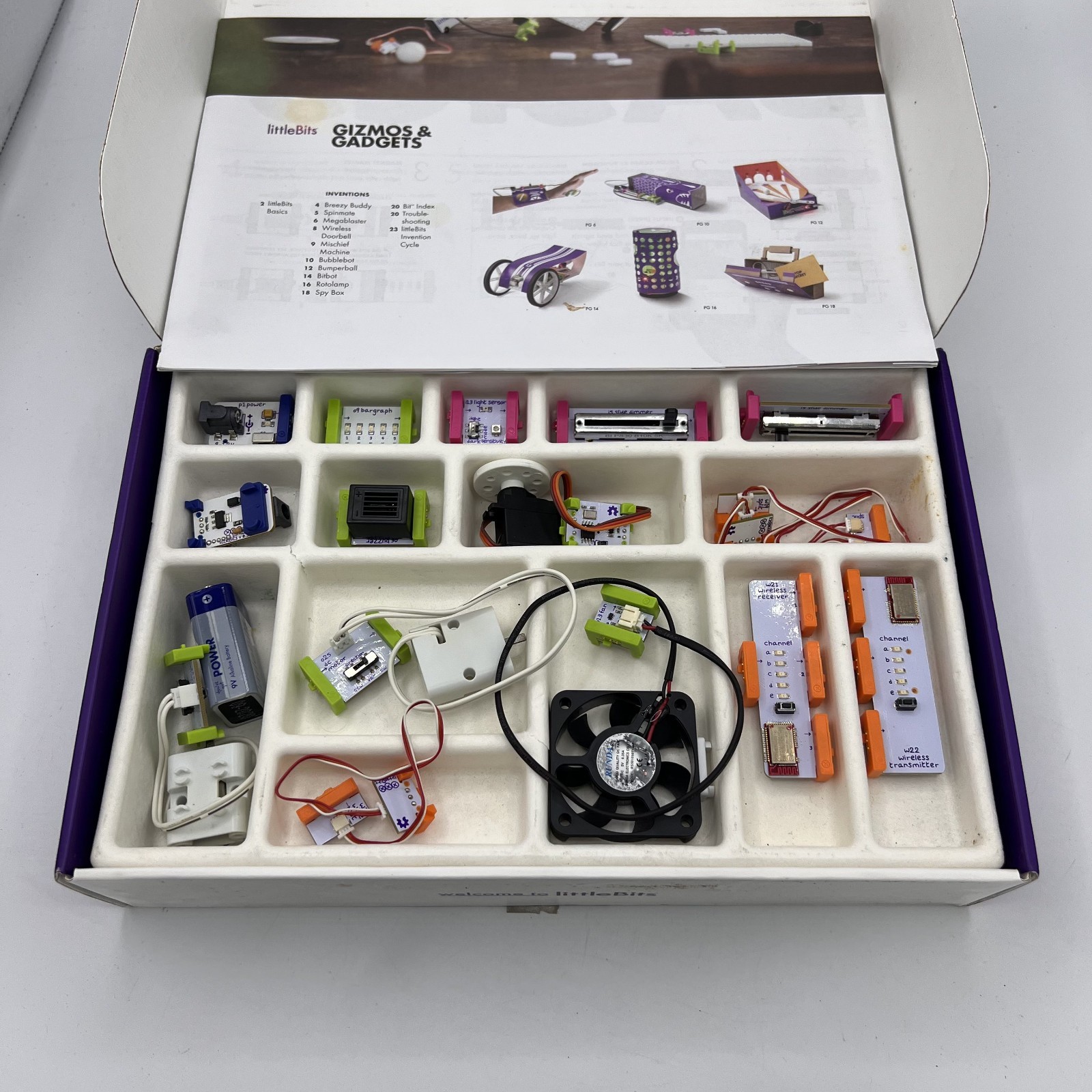 Little Bits Gizmos & Gadgets Kit, STEM – Electronic Bitbot Makers Toy