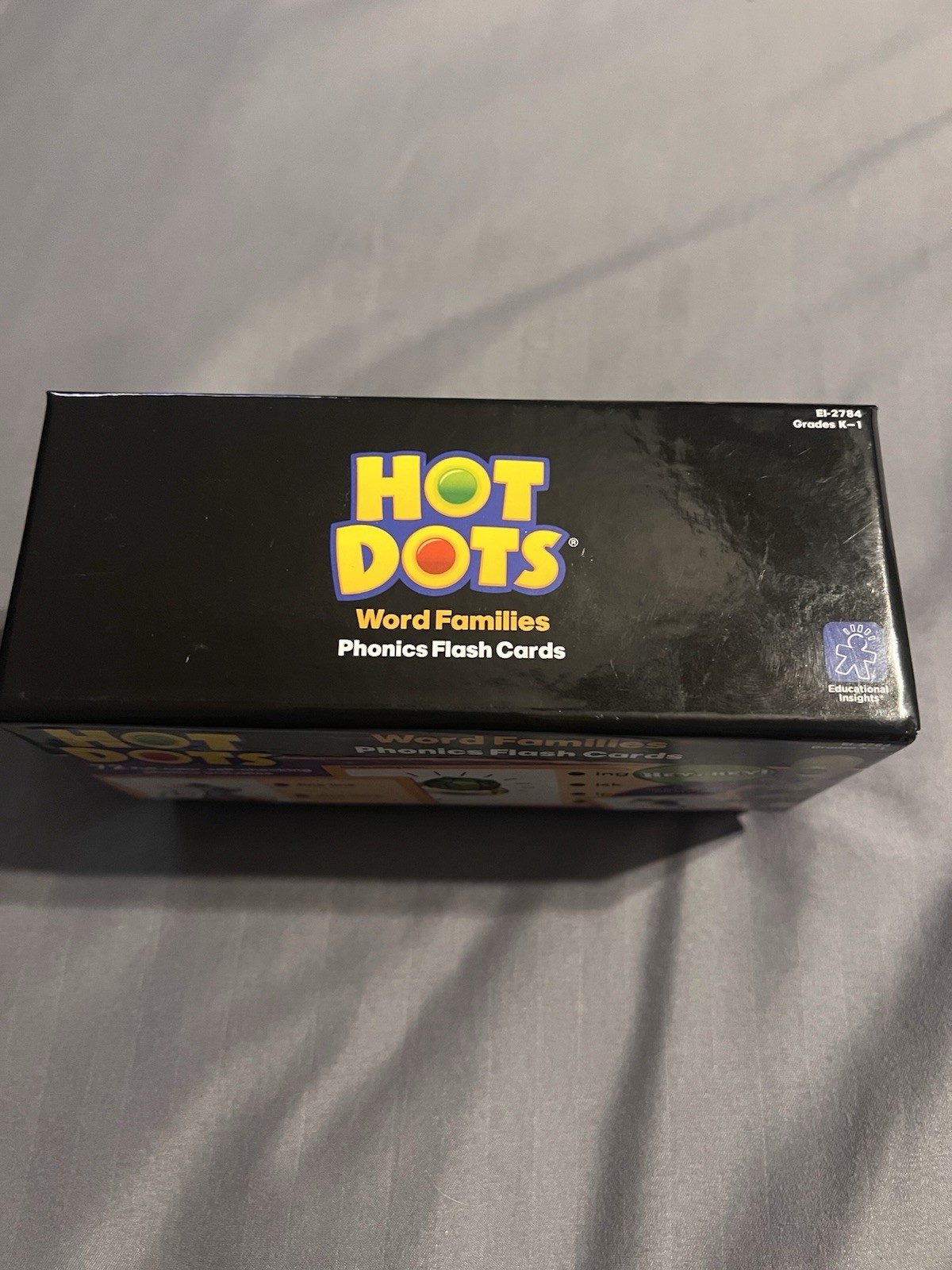 Hot Dots Word Families Phonics Flash Cards 72 Activities Homeschool Grades K-1