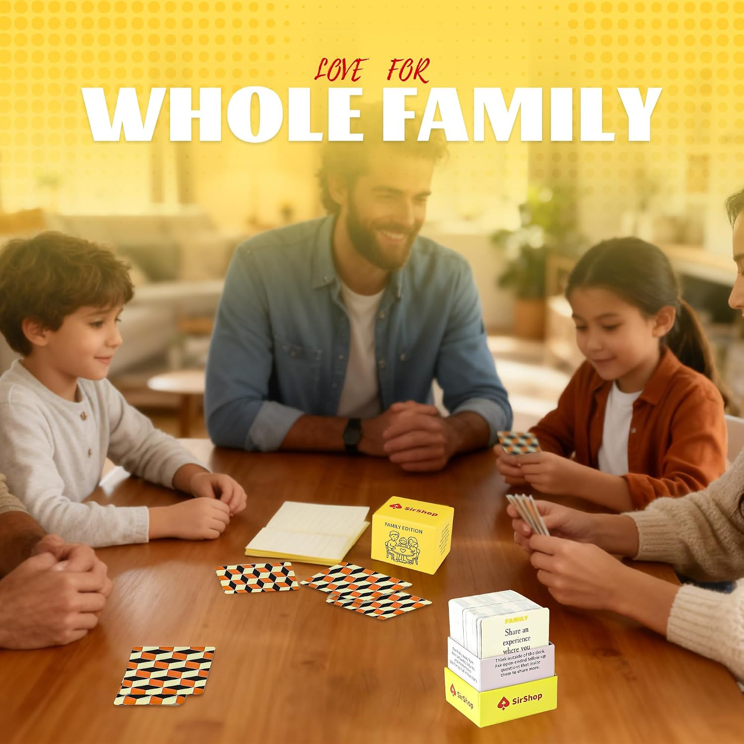 Conversation Cards 150 PC, Meaningful Family Conversation Cards, Engaging Fun Ca