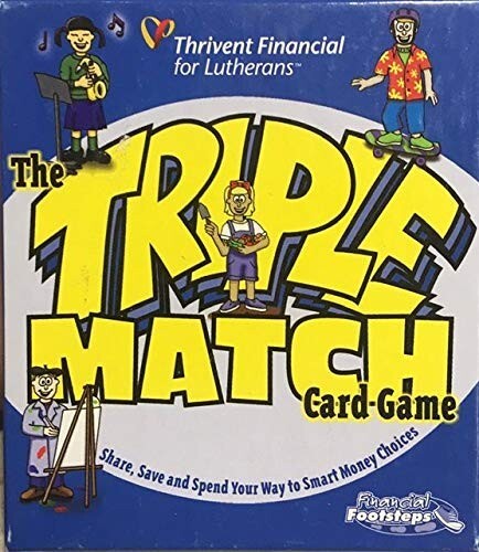 Triple Match Card Game – Share, Save and Spend Your Way to Smart Money Choices