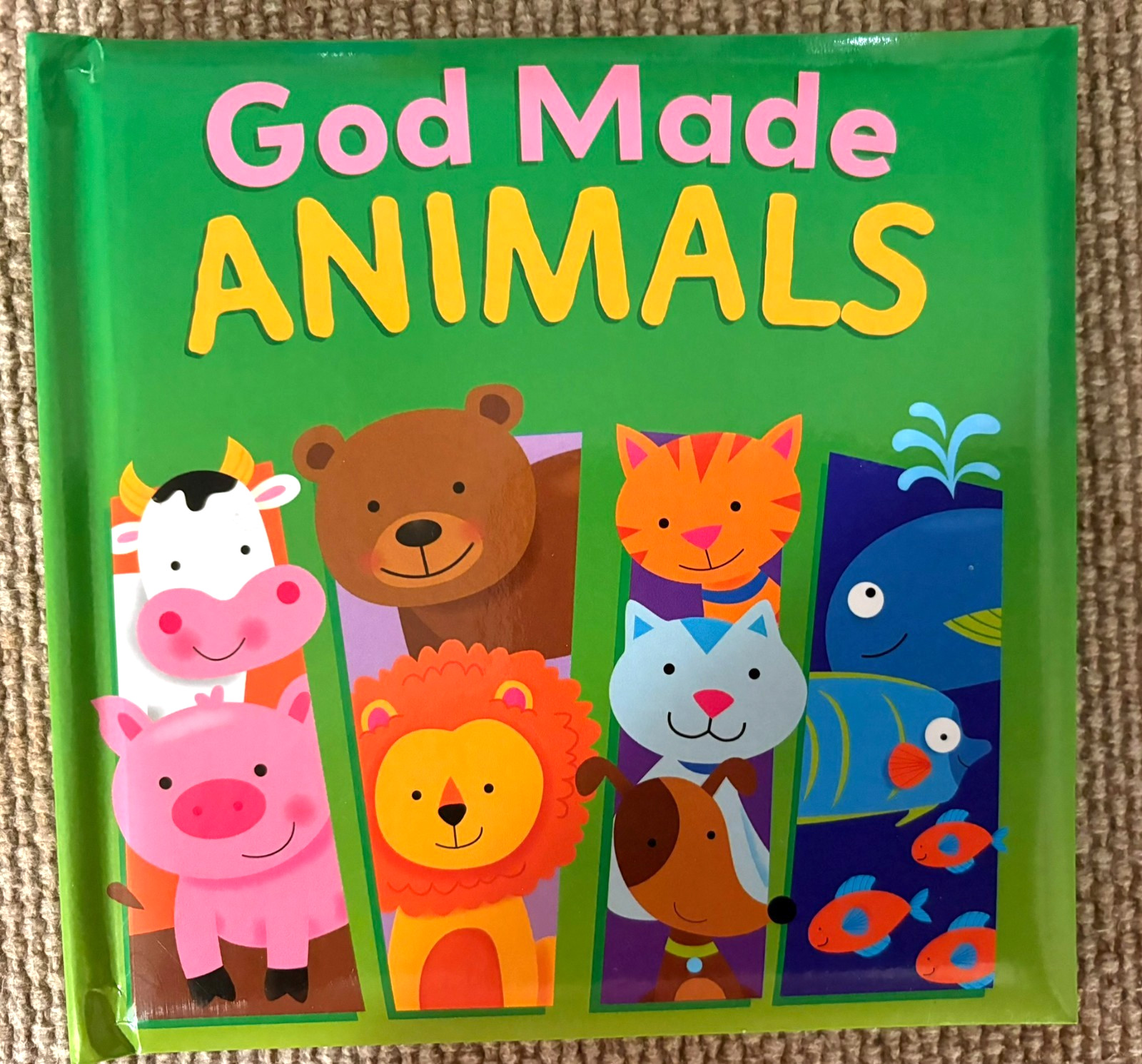GOD MADE Animals, Colors, Earth & Seasons Padded Board Books CHOICE-4 Pre-K NEW!