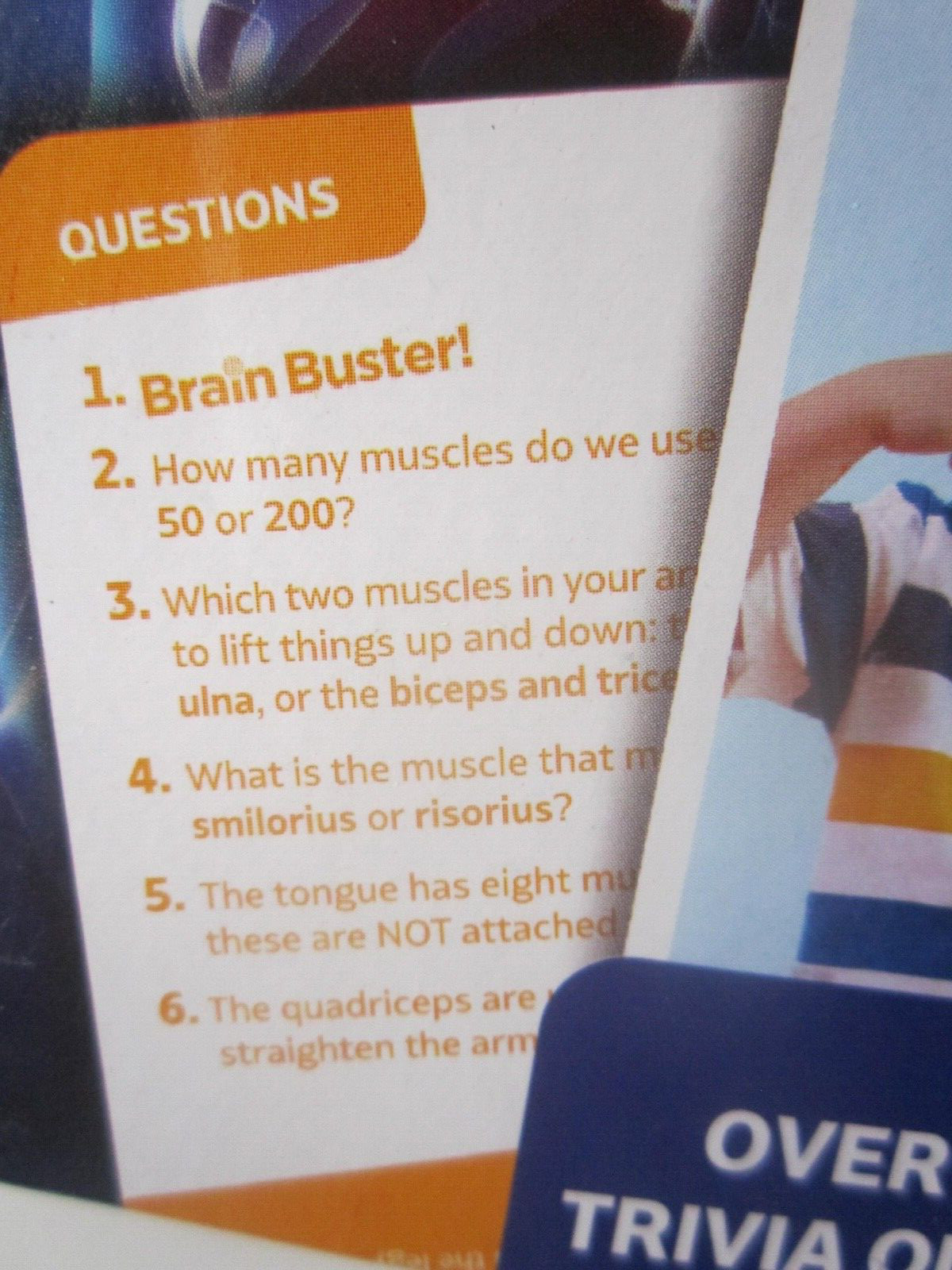 Lot Of 2 Brain Busters Gaming Cards – 31 Cards Each – Space,Human Body – Boxed