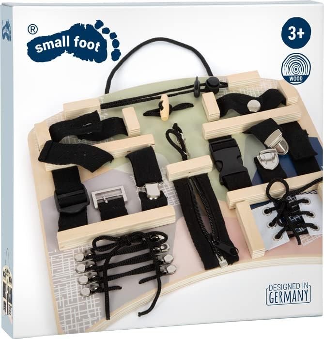 small foot Connectors and Fastenings Activity Board, diverse motor skills fun fo