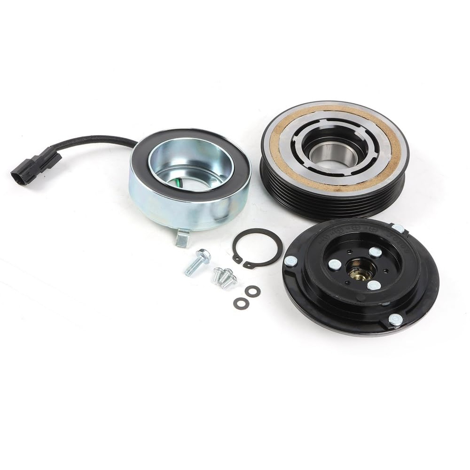 AC Compressor Clutch Kit Fit for 2011-2017 Mustang 5.0L V8, for 2015-2017 Mus…