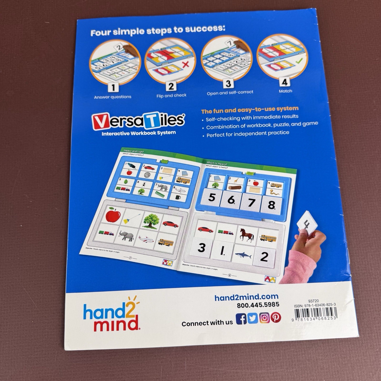 VersaTiles Hand2Mind K & Grade 1 Interactive Workbook System ETA Elementary Ed