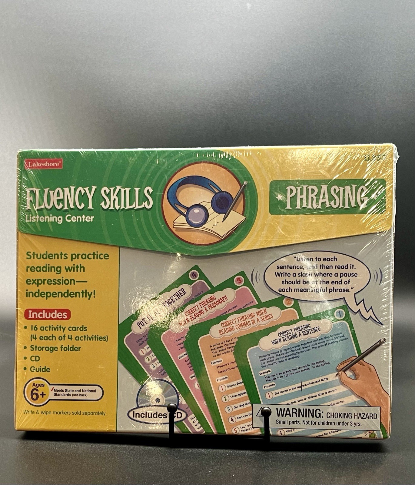 Lakeshore Teaching Reading Skills Phrasing Activity Center Phonics Grades New