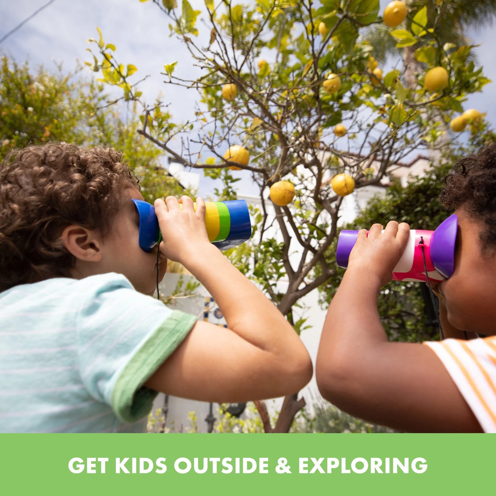 Educational Insights Geosafari Kidnoculars, Scince Toys, Binoculars for Ages 3 a