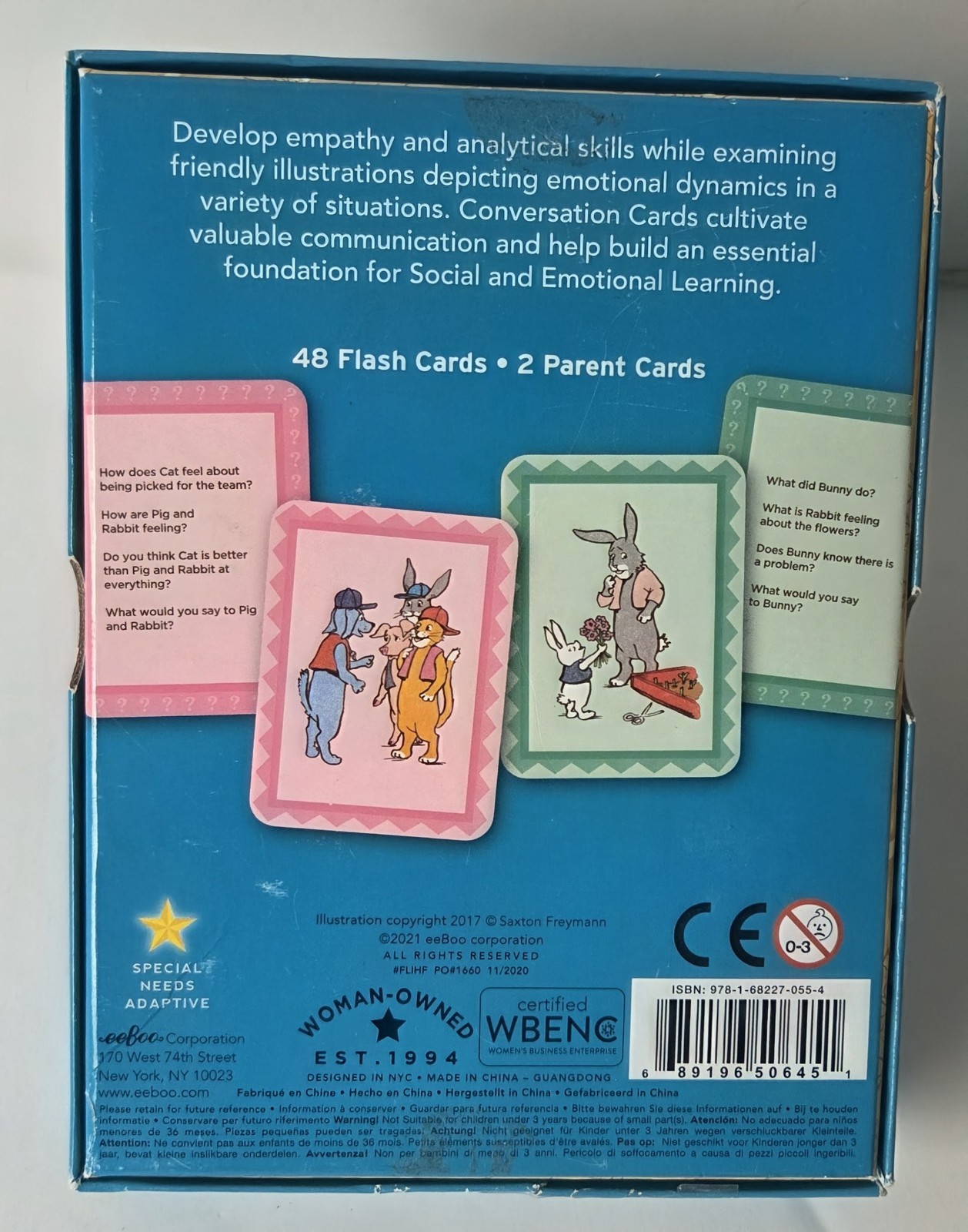 I Heard Your Feelings Conversation Cards – Reading for Emotional Development