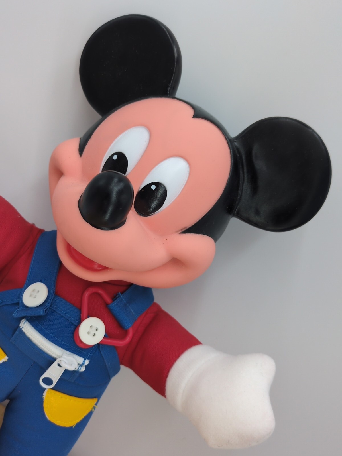 Mattel Mickey Mouse Learn How to Dress Doll Plush Toy Disney Vintage 1980s