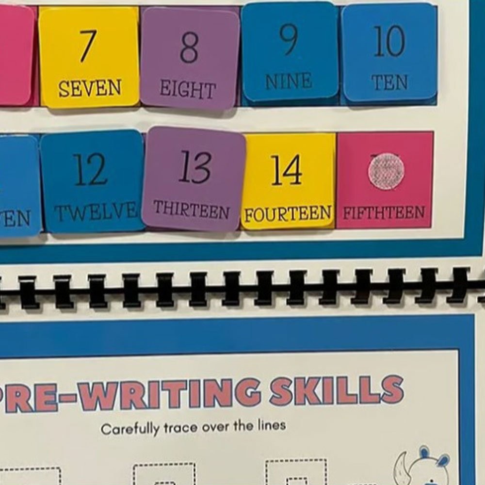 My Preschool Busy Book Educational Toys Gift for Kids & Toddlers CW
