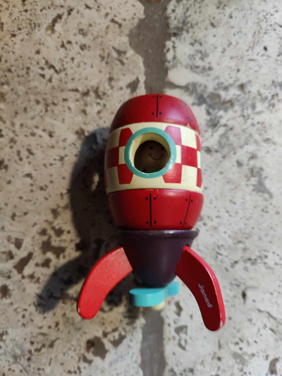 JANOD FRANCE CHILDRENS WOODEN MAGNETIC ROCKET SHIP Replacement Parts