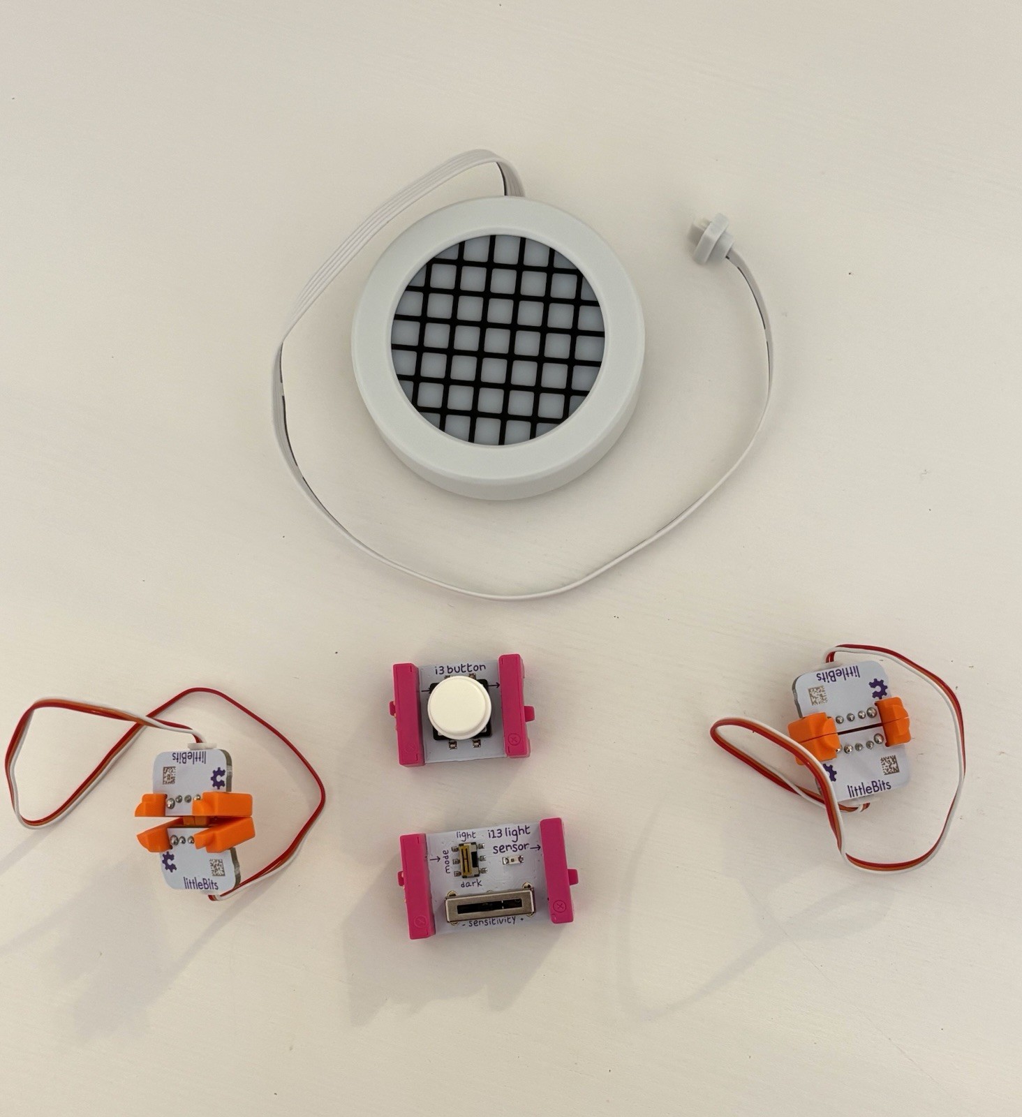 littleBits STEM Kit Replacement: i13 light sensor Module i3 Button W1 Wire +