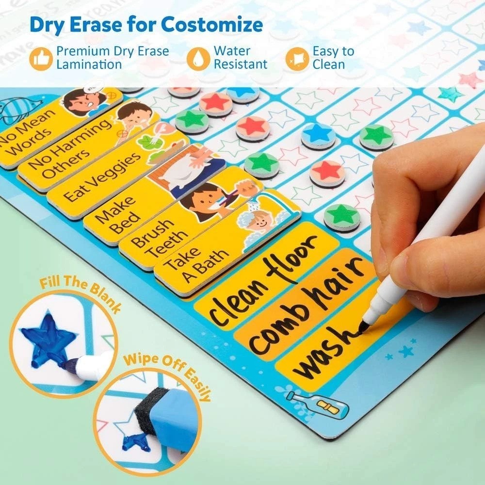 Magnetic Responsibility & Chore Chart for Kids