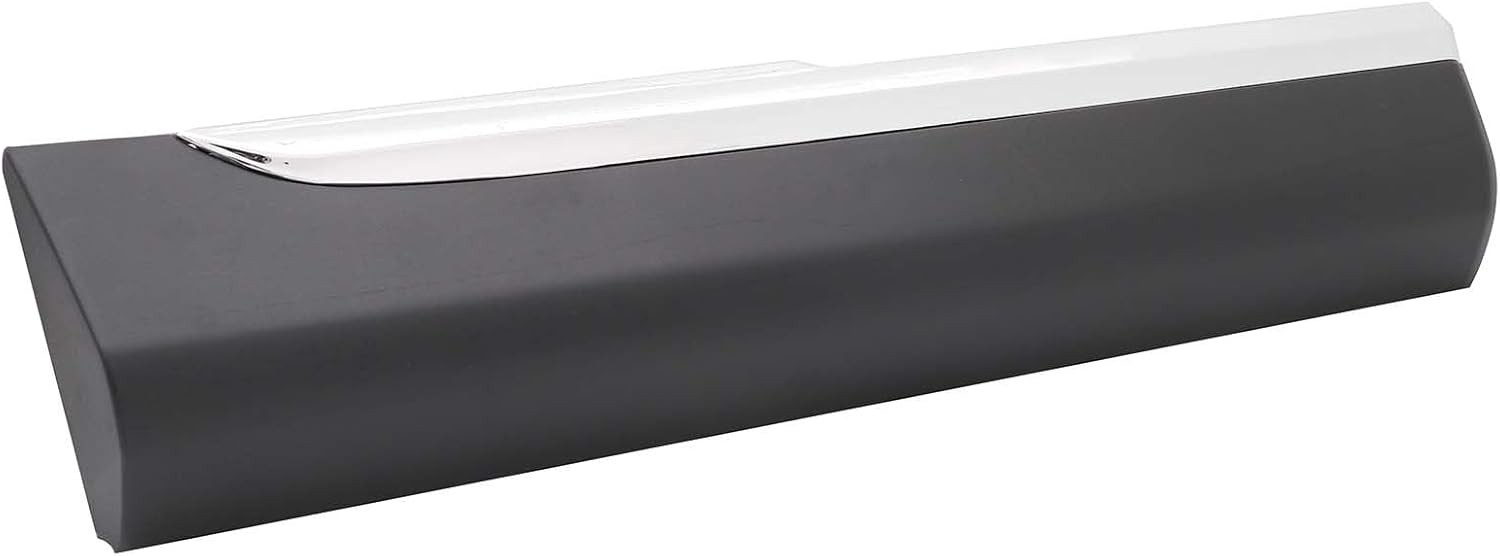 Rear Door Lower Molding Trim Panel with Chrome Trim Fit for Highlander 2011