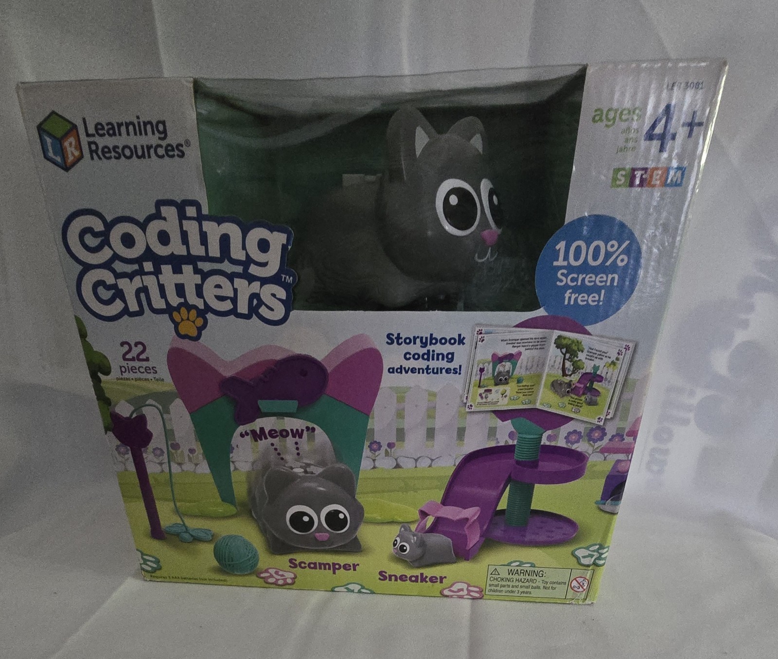 Learning Resources Coding Critters~Scamper & Sneaker Brand New