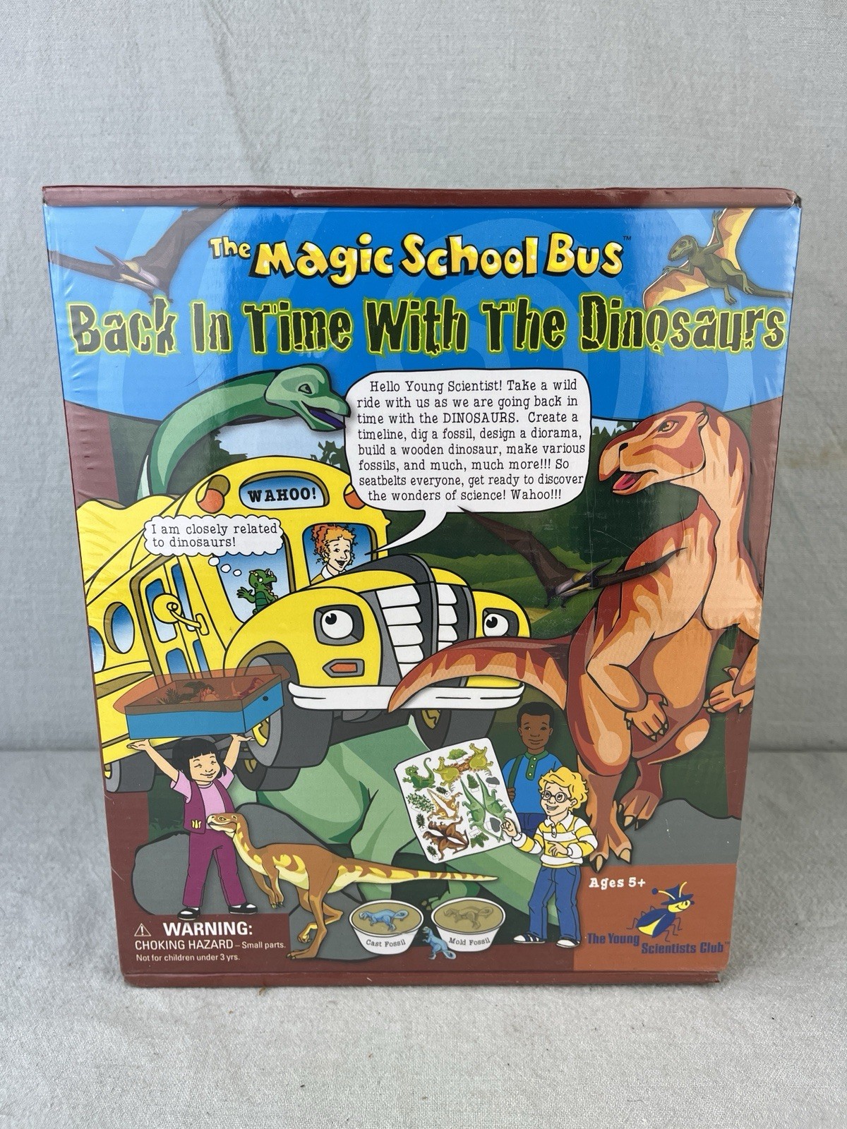 The Magic School Bus Back In Time With The Dinosaurs The Young Scientists Club
