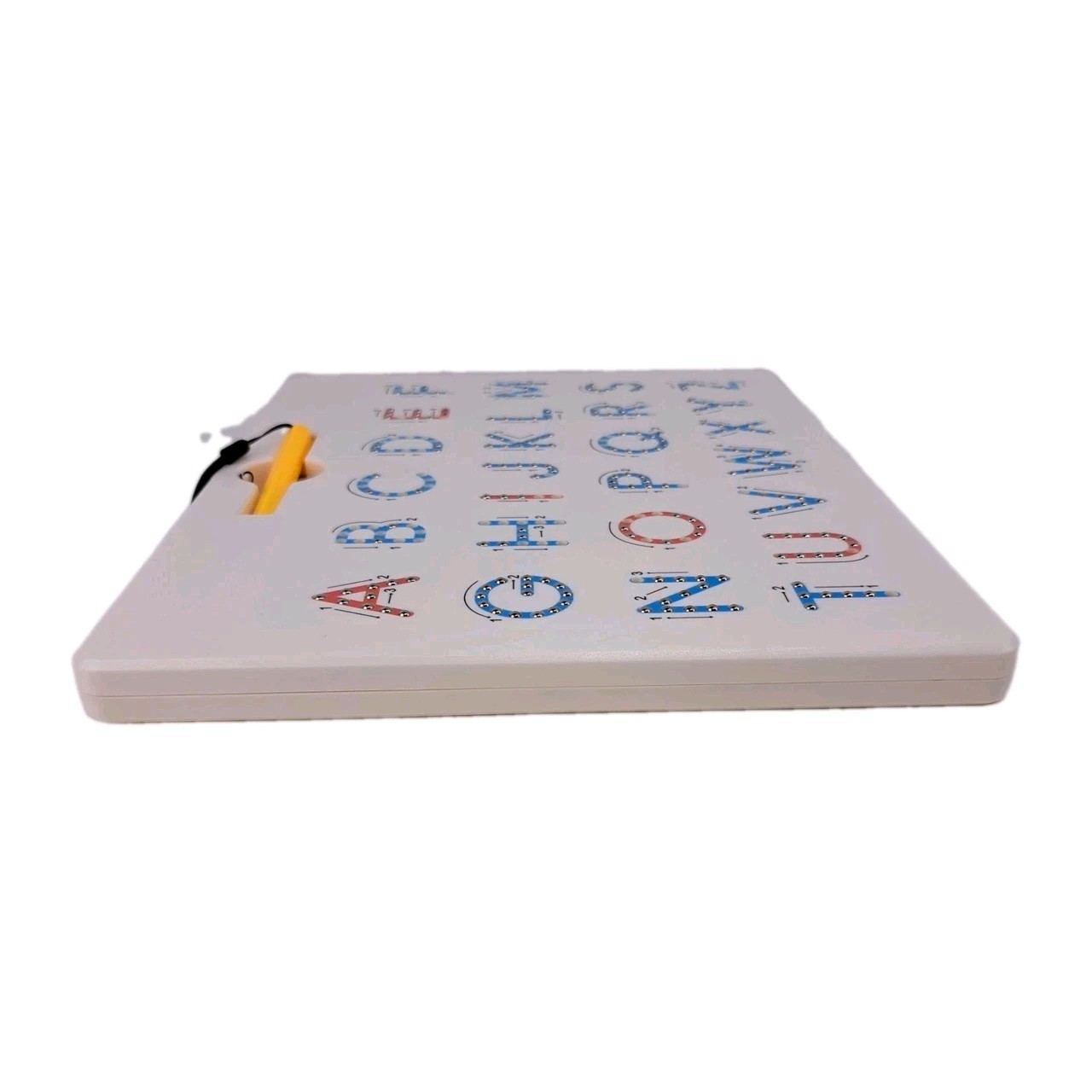 A To Z Magnatab Tablet And Magnetic Pen Lower And Upper Case Blue Red