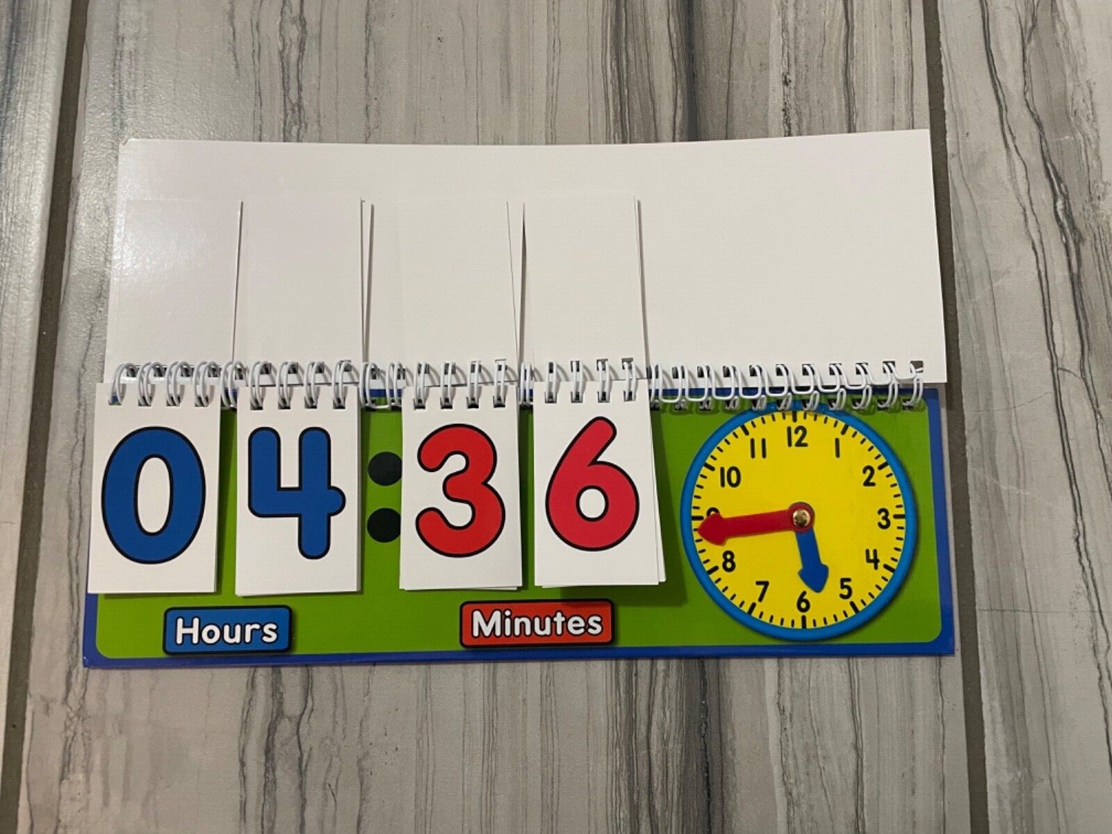 Student Telling time board by LakeShore GG286 Teaching Aid