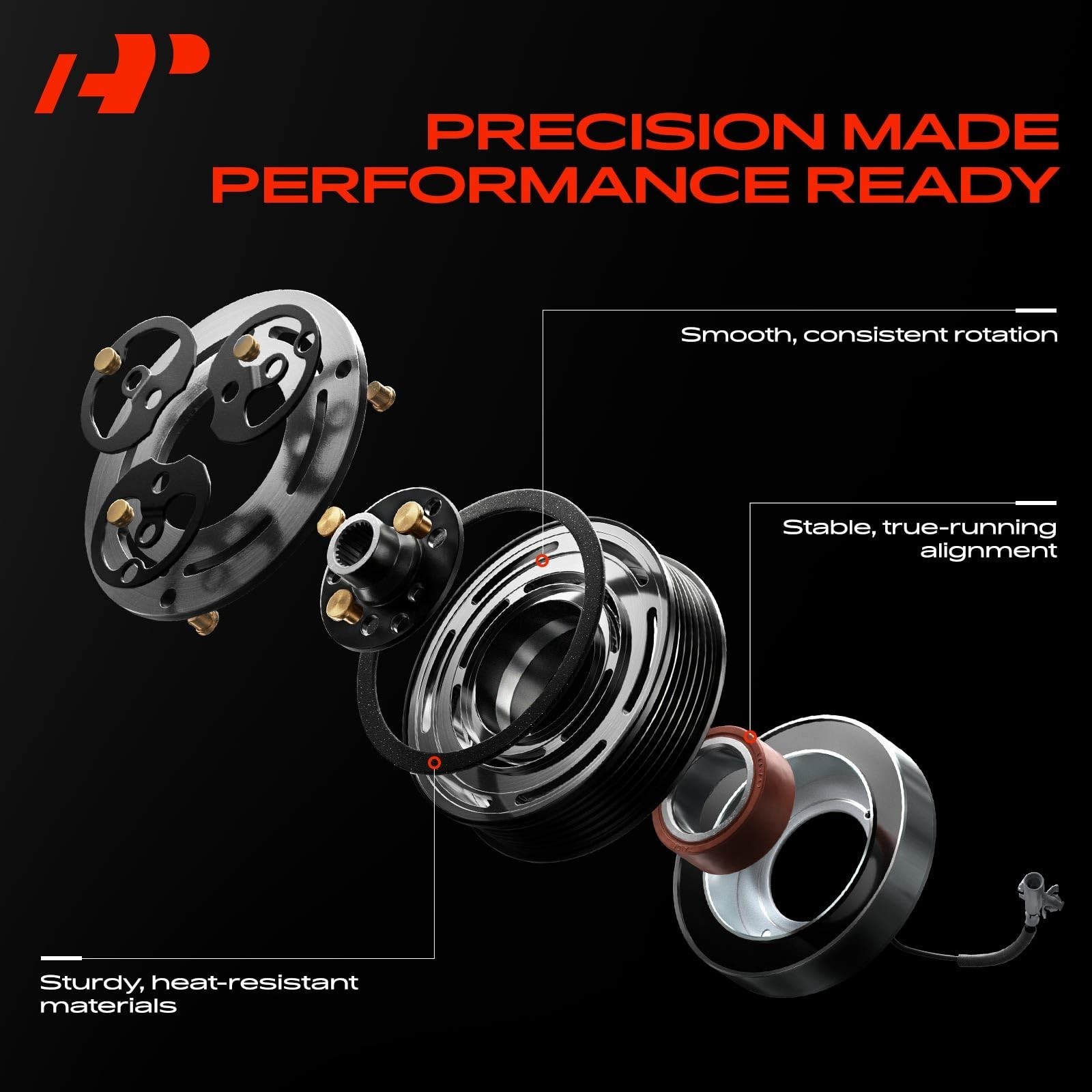 A-Premium Air Conditioner AC Compressor Clutch Kit Compatible with Chevrolet …