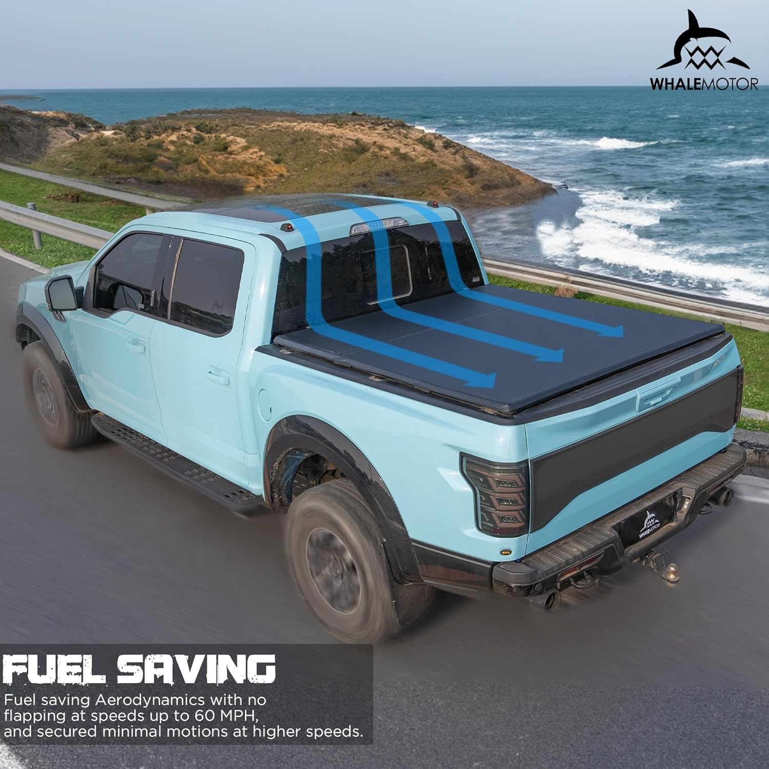 Truck Bed Tonneau Cover Compatible with Ford F150 F-150 2004-2014 5.5 ft Short B