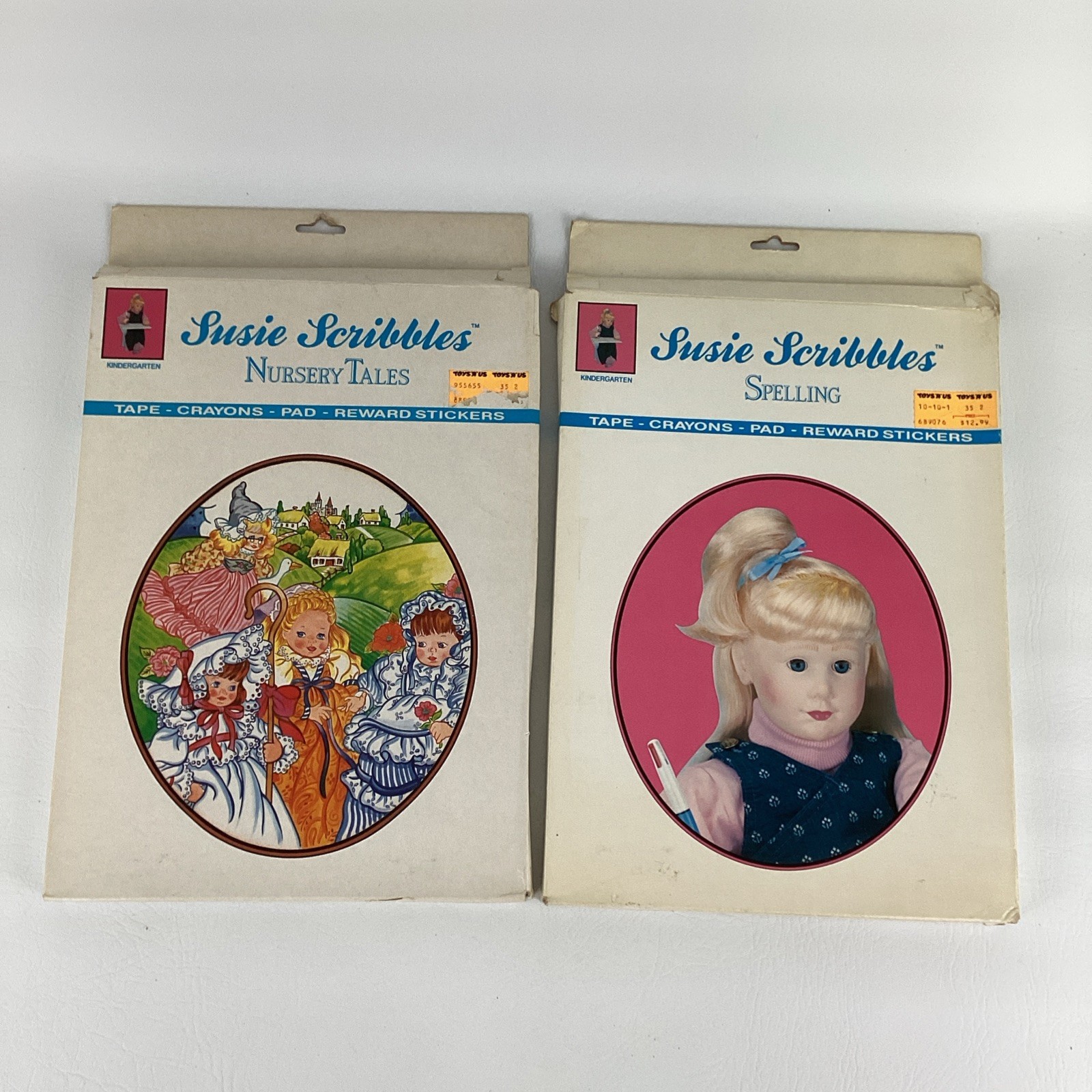 Susie Scribbles Kindergarten Home Learning Cassette Tape Spelling Nursery Tales
