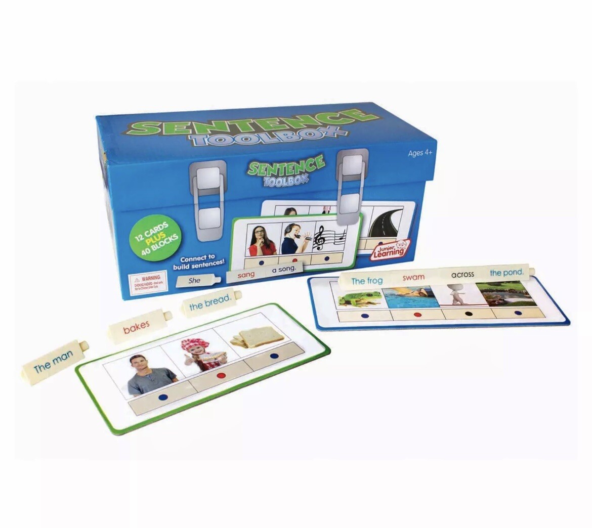 READING Sentence Toolbox Junior Learning Ages 4-9+Grades 1-4 Learning Homeschool