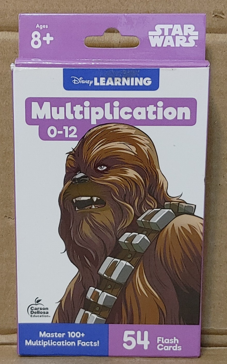 Disney Learning Star Wars Flash Cards Multiplication – Missing 2 Cards
