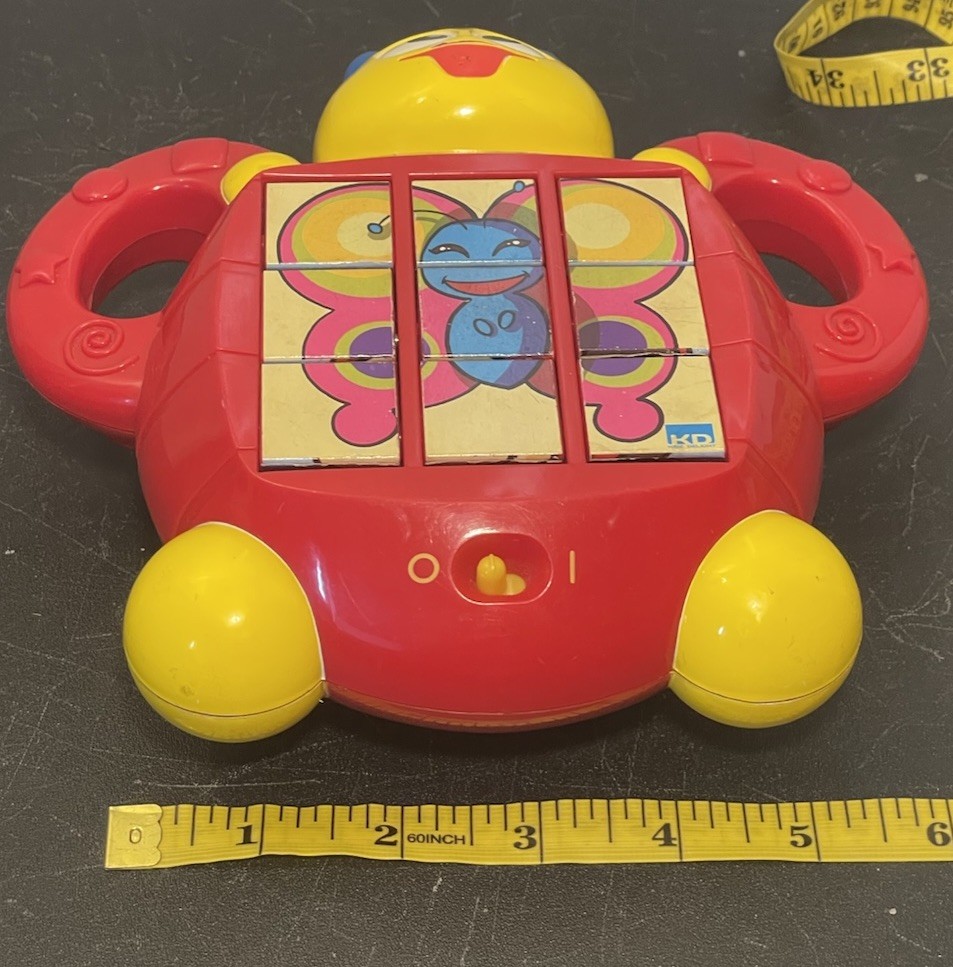Kids Delight 3 Sided Bug Puzzle Silly Sounds Works Good Handheld Travel