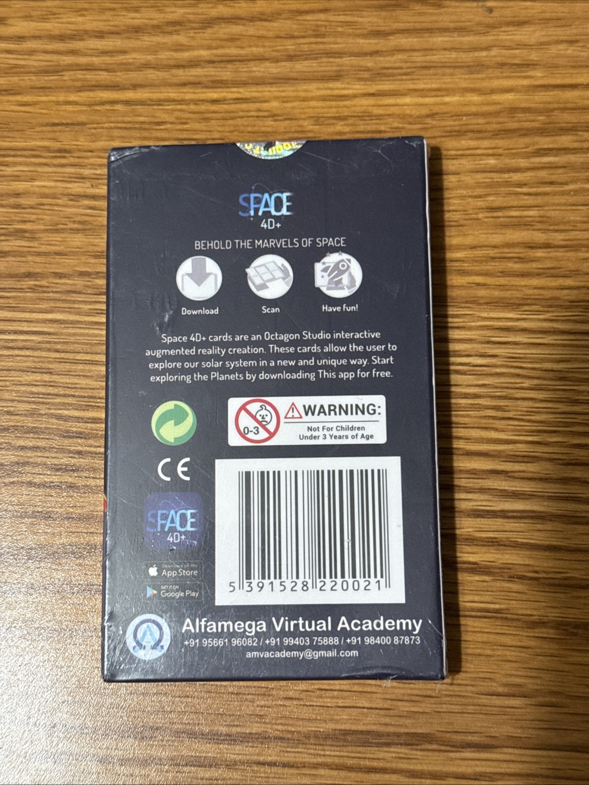 Space 4D + Flash Cards BRAND NEW SEALED